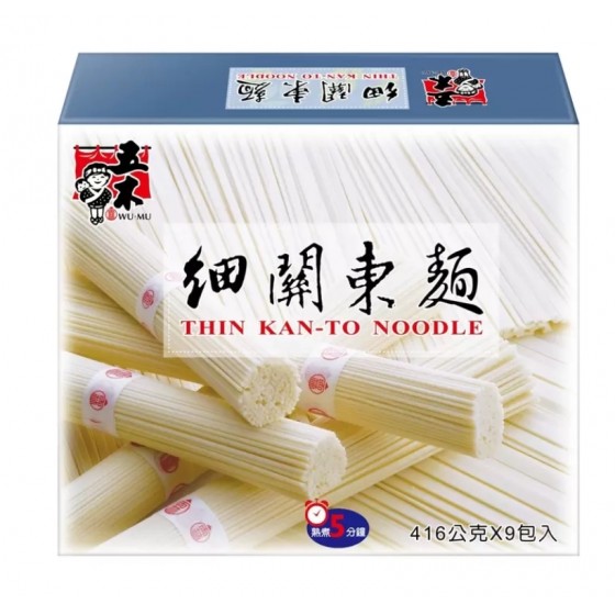 五木 細關東麵 416公克 X 9包